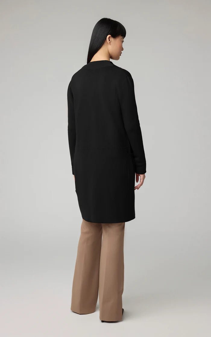 SOIA&KYO BENELA - Mid - Thigh - length Sustainable Coatigan With Lapels - Boutique Bubbles