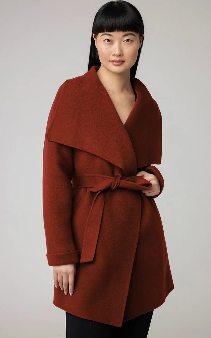 SOIA&KYO BRIDGETTE - N - Straight - Fit Double - Face Wool Coat - Boutique Bubbles