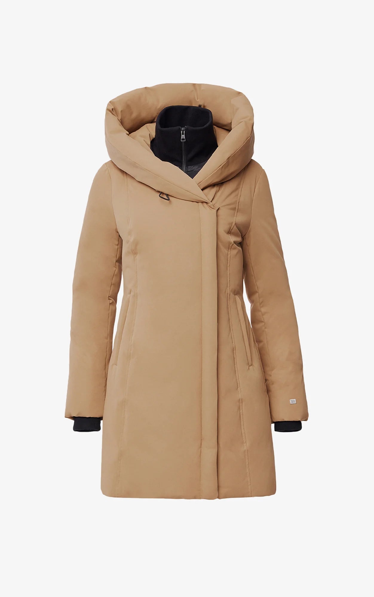 SOIA&KYO CAMELIA - C - Slim - Fit Classic Down Coat With Puffer Bib & Hood - Boutique Bubbles