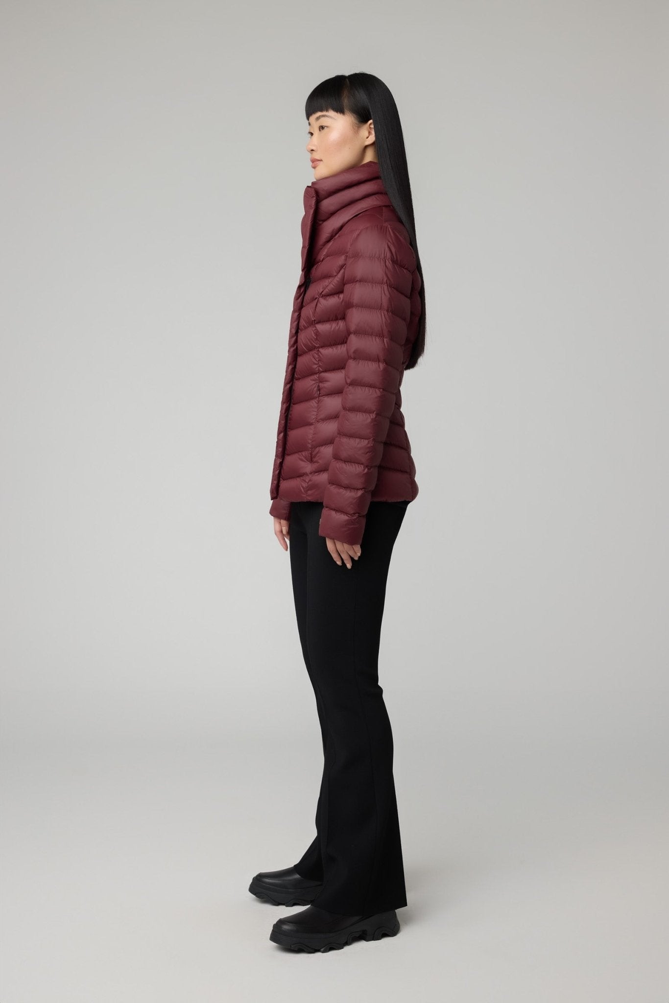 SOIA&KYO EMILIA - Sustainable Slim - Fit Lightweight Down Jacket - Boutique Bubbles