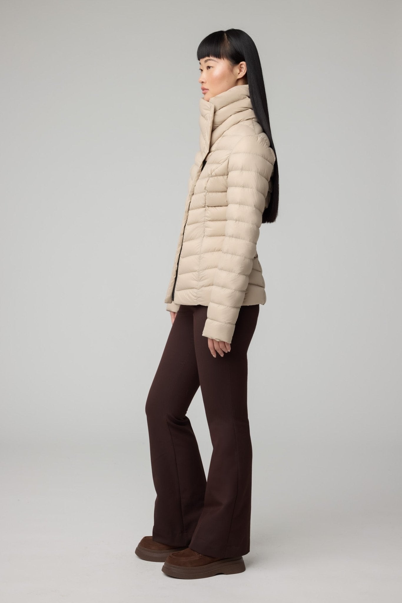 SOIA&KYO EMILIA - Sustainable Slim - Fit Lightweight Down Jacket - Boutique Bubbles