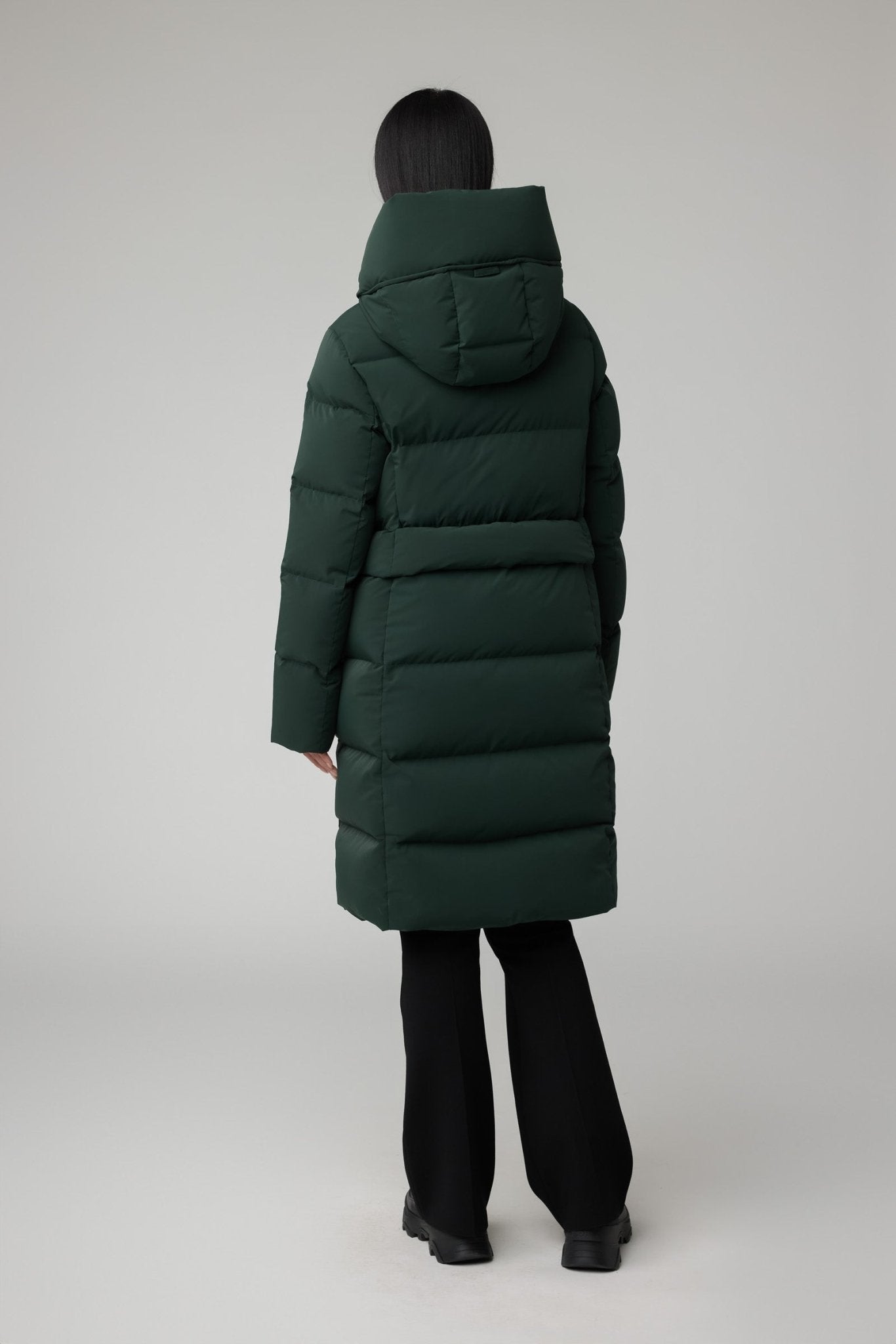 SOIA&KYO GABRIELLE - R - Straight - Fit Novo Down Coat With Hood - Boutique Bubbles