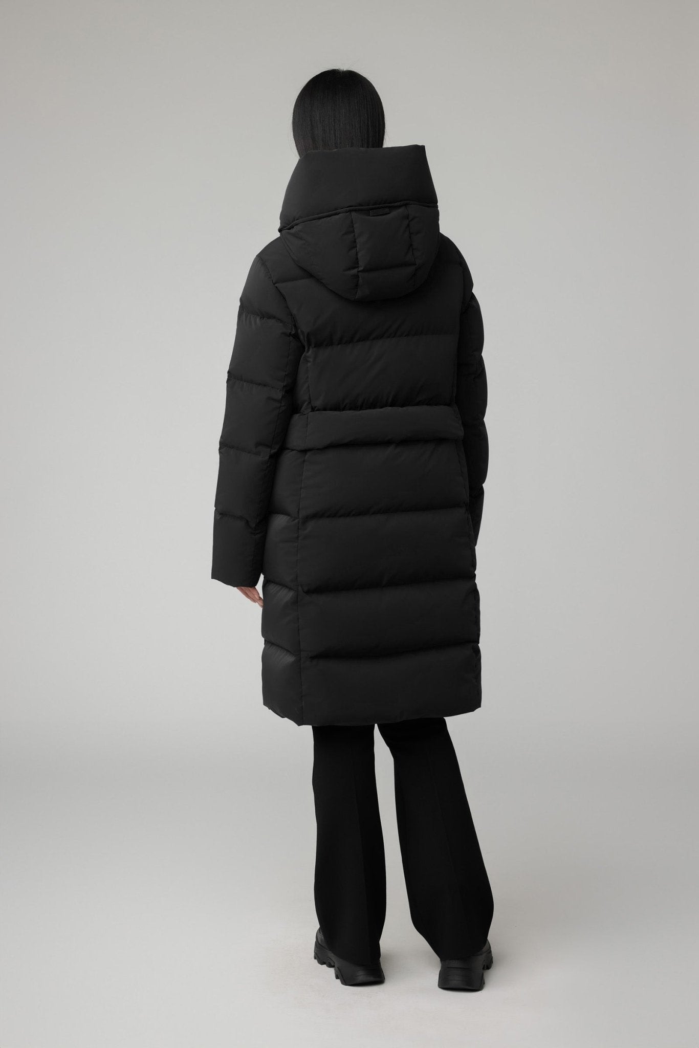 SOIA&KYO GABRIELLE - R - Straight - Fit Novo Down Coat With Hood - Boutique Bubbles