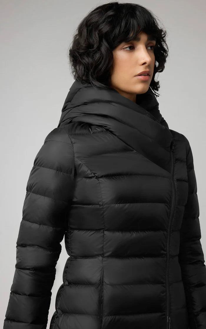 SOIA&KYO KARELLE - TD - Sustainable Slim - Fit Lightweight Down Coat With Hood - Boutique Bubbles