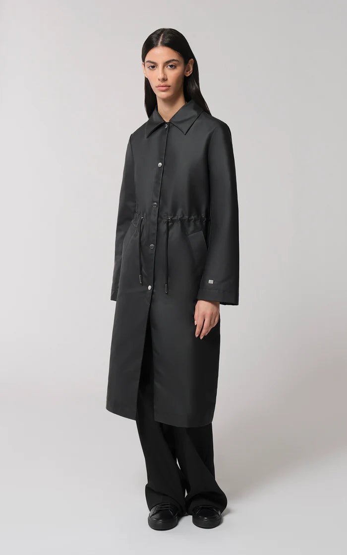 SOIA&KYO SIMONE - Semi-Fitted Raincoat With Detachable Hood - Boutique Bubbles