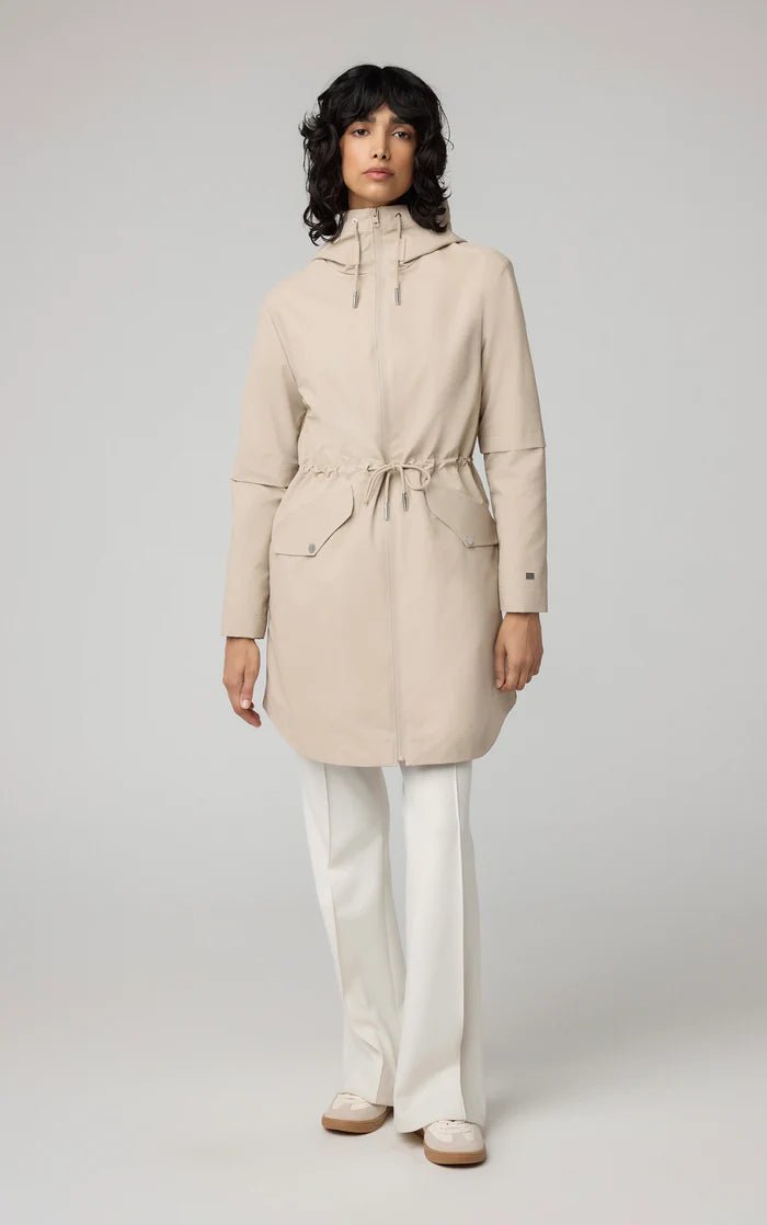 SOIA&KYO SOPHIE - Relaxed A - Line Raincoat With Hood - Boutique Bubbles