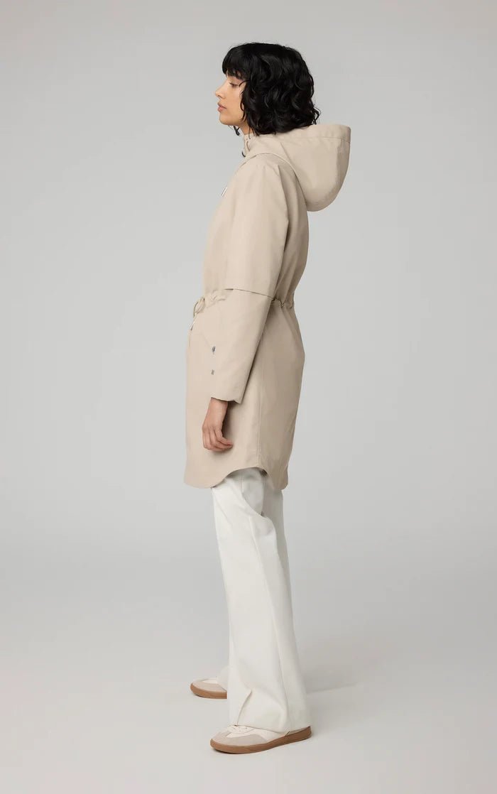 SOIA&KYO SOPHIE - Relaxed A - Line Raincoat With Hood - Boutique Bubbles