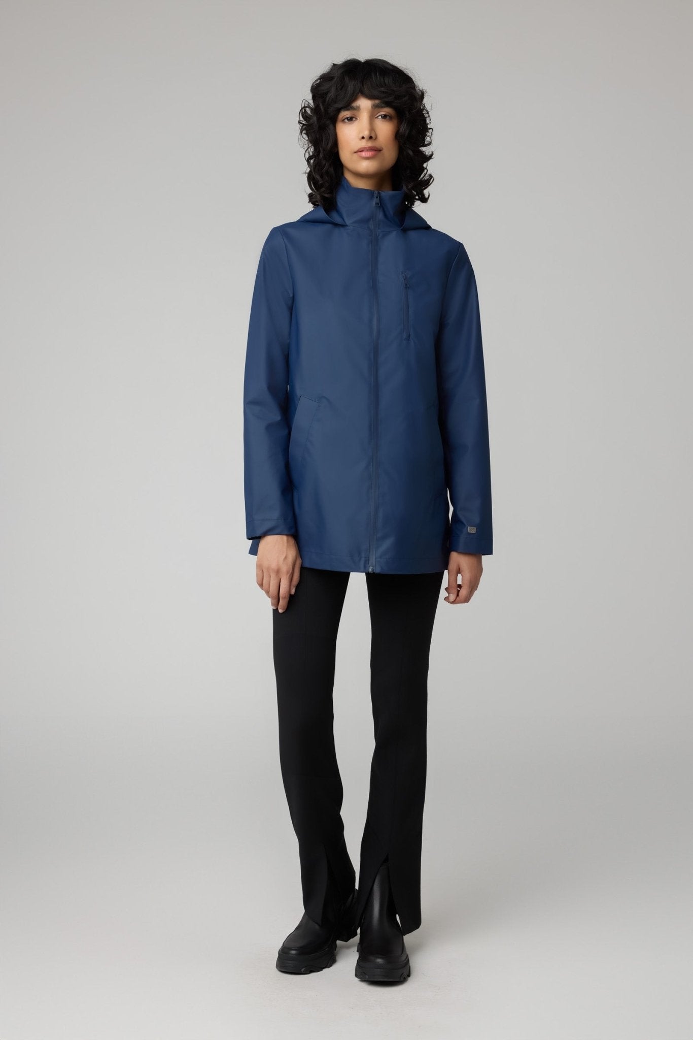 SOIA&KYO THELMA - Semi - fitted Raincoat With Hood - Boutique Bubbles