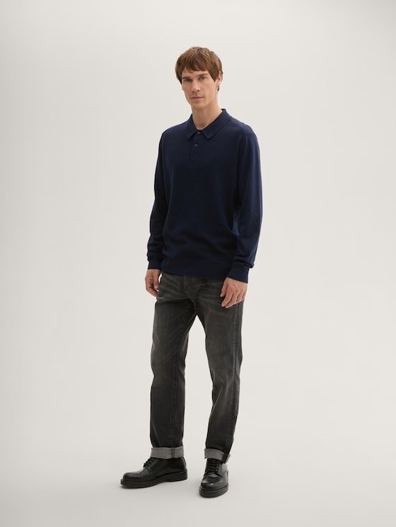 TOM TAILOR - Cosy Structured Knit Polo - 1043193 - Boutique Bubbles