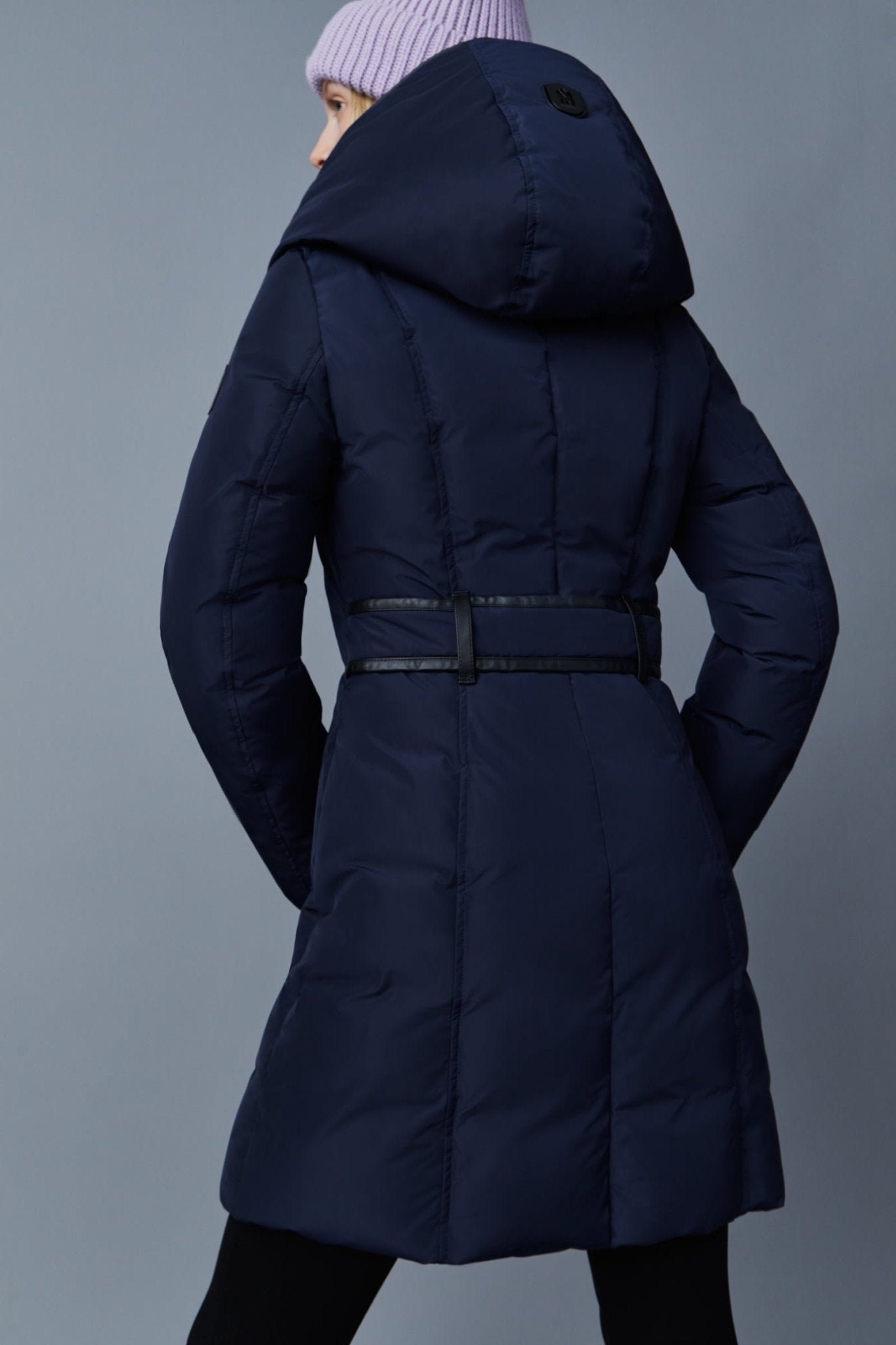 MACKAGE KAY-NFR -down coat with signature collar (with logo on the left sleeve) - Boutique Bubbles