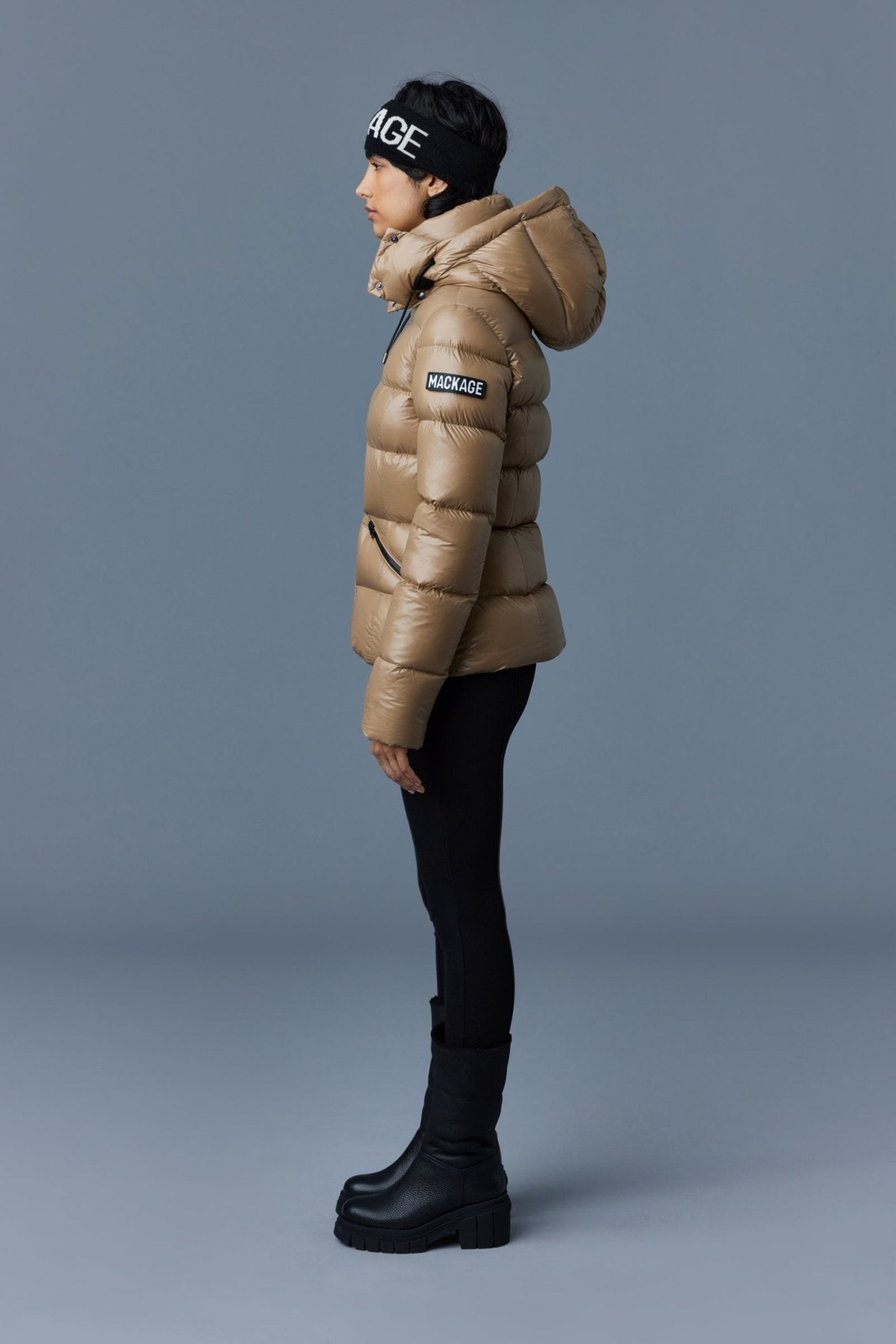 MACKAGE MADALYN-V down jacket with removable hood - Boutique Bubbles