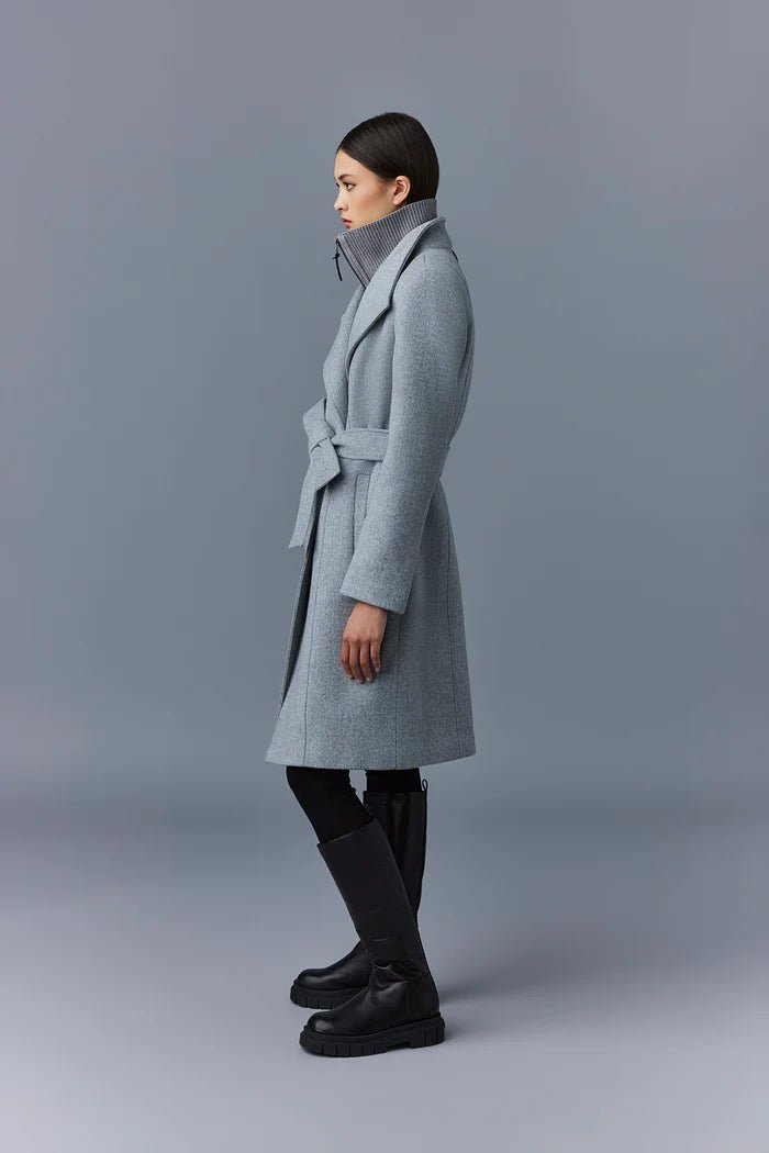 MACKAGE NORITA - 2-in-1 double face wool coat with sash - Boutique Bubbles