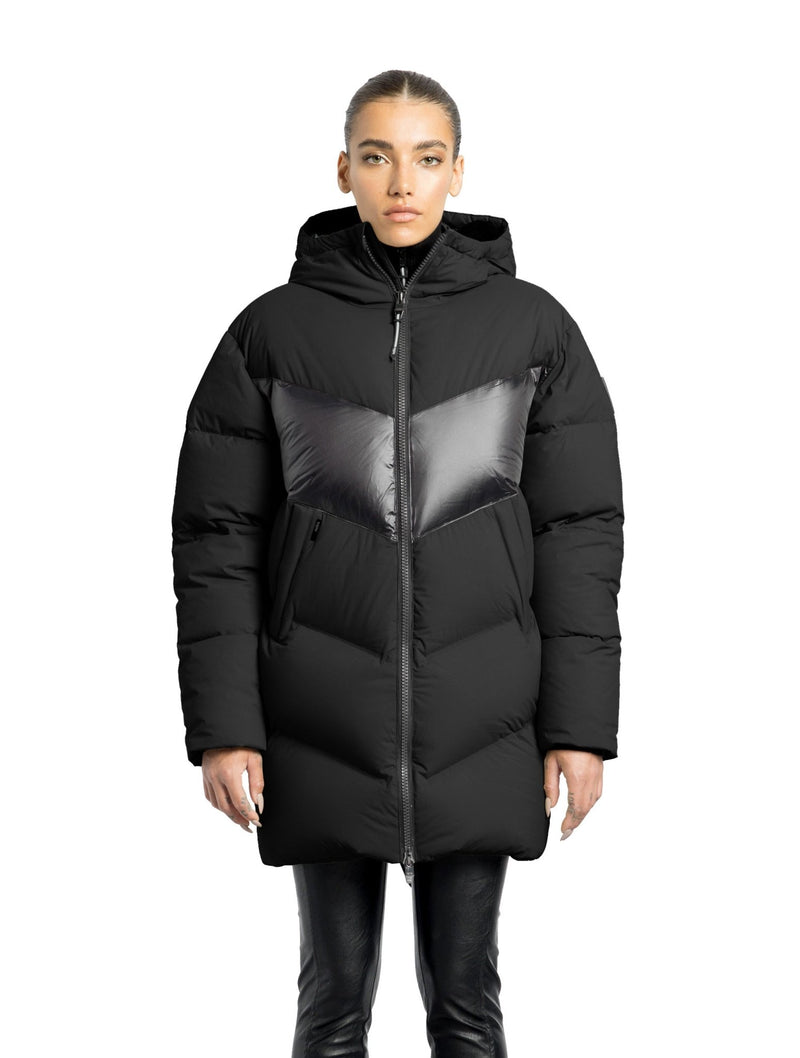 NOBIS ISLA Women s Chevron Quilted Puffer Jacket Boutique Bubbles