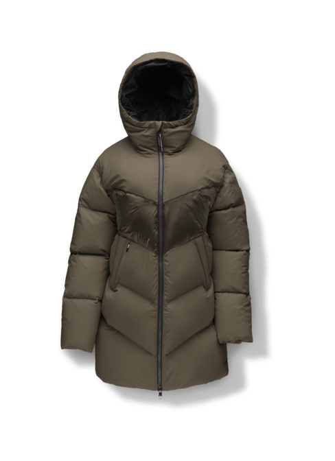 NOBIS ISLA - Women's Chevron Quilted Puffer Jacket - Boutique Bubbles