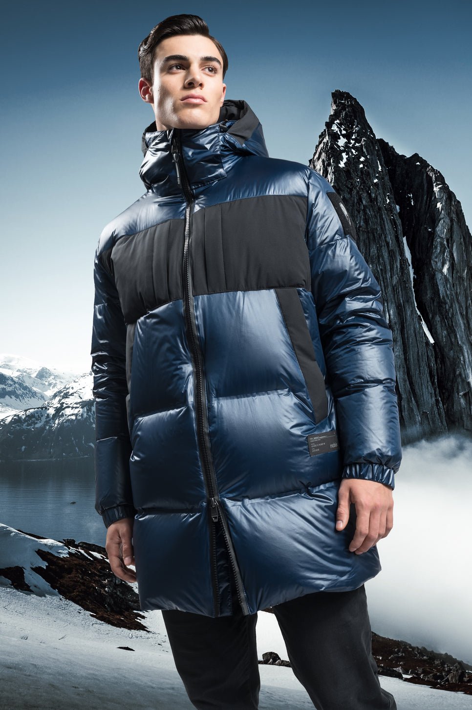 NOBIS NEELIX - Men's Long Puffer Jacket - Boutique Bubbles